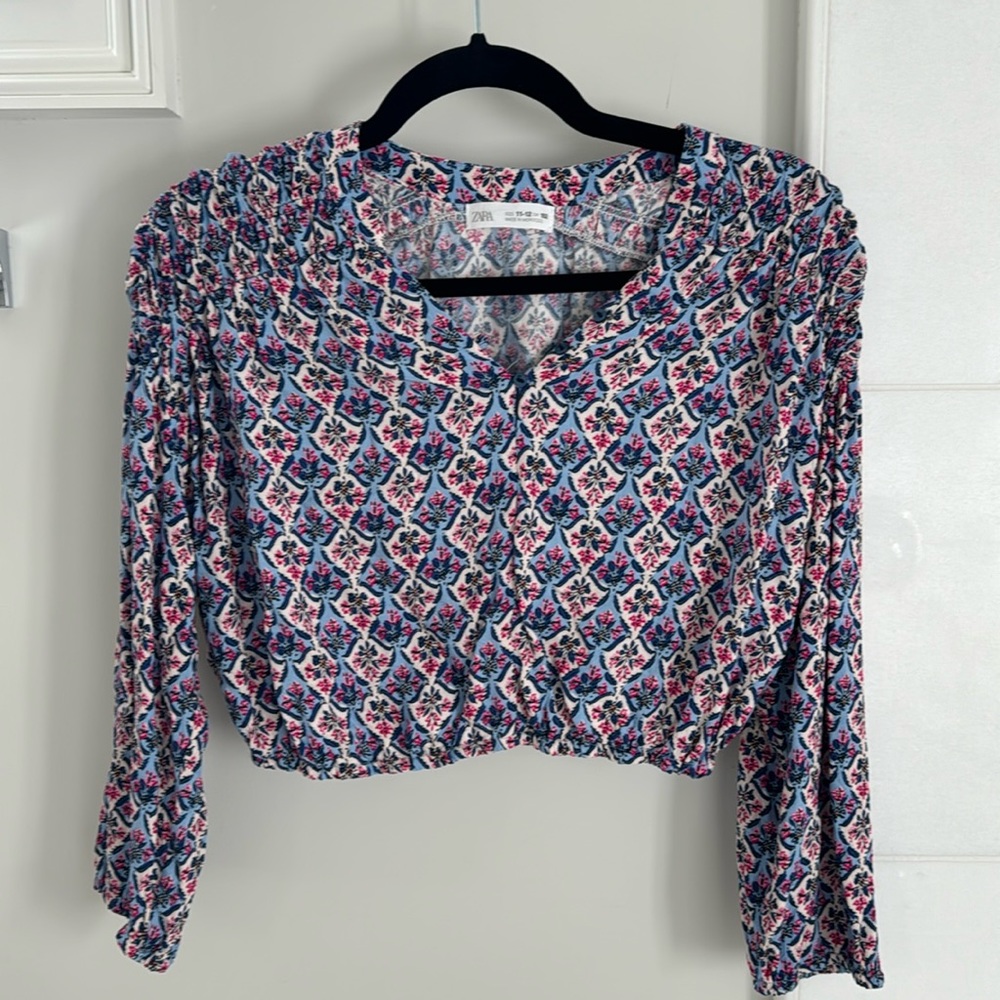 Zara Floral Print Top